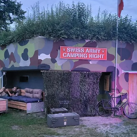Capsule hotel Swiss Army Night / Militaerbunker St. Margrethen
